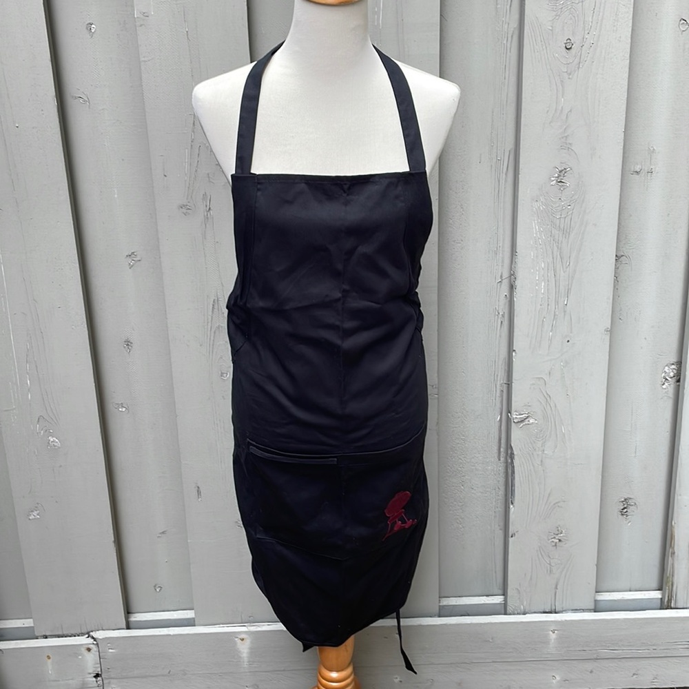 WEBER Cooks Barbecue Apron Signature Grill Logo Unisex OS  NWT